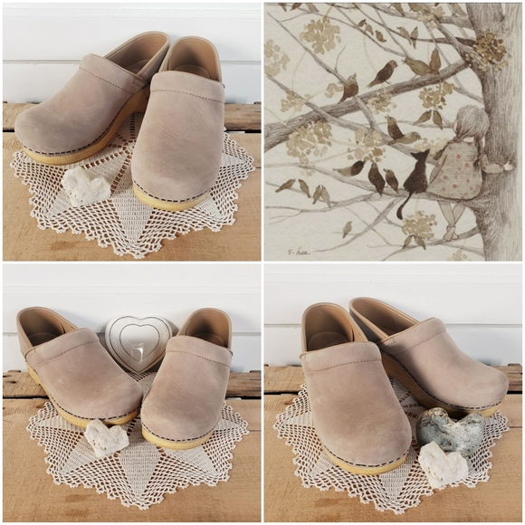 🌿cLogs neutral minimalist cottage floral granny boho eclectic coastal dansko - Picture 10 of 16